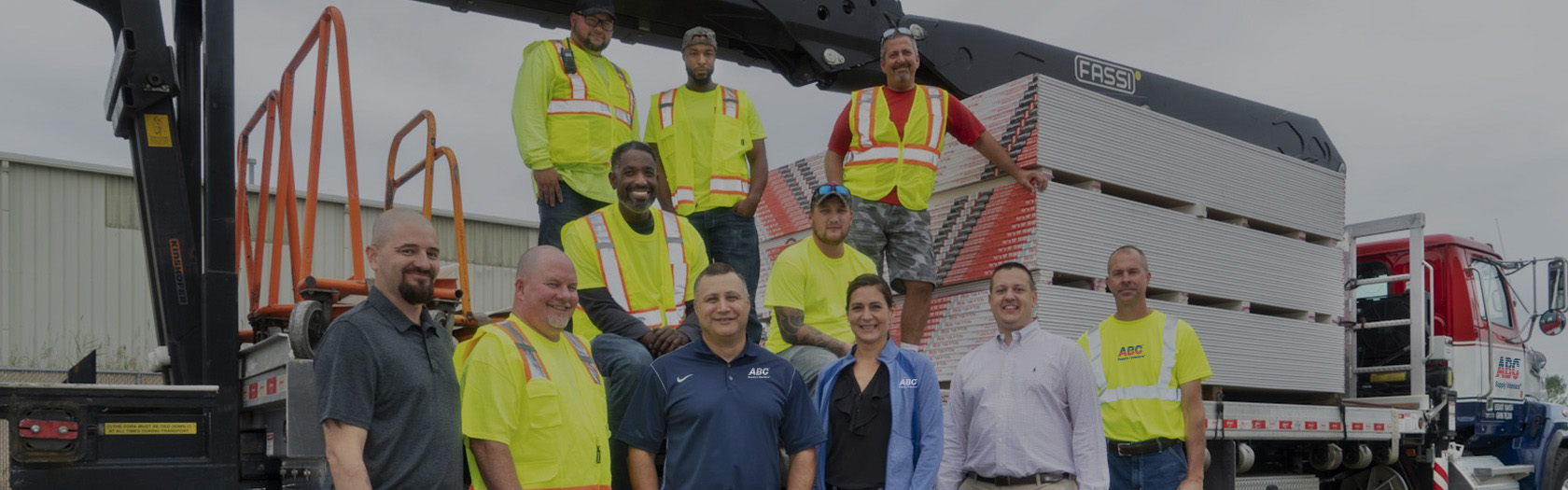 Group of ABC Supply Interiors employees